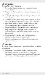 Preview for 25 page of Silvercrest 340516 1910 Operation And Safety Notes