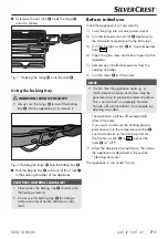 Preview for 10 page of Silvercrest 346016_2004 Operating Instructions Manual