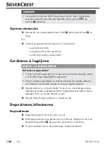 Preview for 47 page of Silvercrest 351429 2007 Operating Instructions Manual