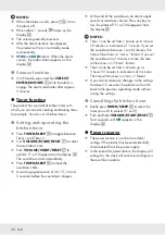 Preview for 19 page of Silvercrest 352706 2010 Operation And Safety Notes