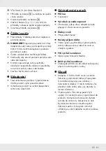 Preview for 60 page of Silvercrest 352706 2010 Operation And Safety Notes