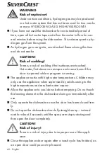 Preview for 60 page of Silvercrest 360253 2010 Operating Instructions Manual