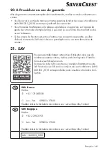 Preview for 141 page of Silvercrest 360253 2010 Operating Instructions Manual