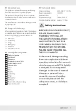 Preview for 8 page of Silvercrest 360601_2010 Operation And Safety Notes