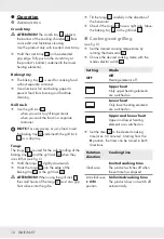 Preview for 13 page of Silvercrest 360601_2010 Operation And Safety Notes