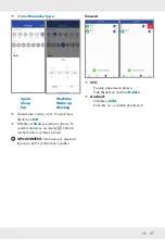 Preview for 67 page of Silvercrest 364478 2010 Operation And Safety Notes