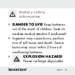 Preview for 23 page of Silvercrest 368358-2010 Operation And Safety Notes