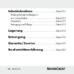 Preview for 188 page of Silvercrest 368358-2010 Operation And Safety Notes