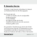 Preview for 219 page of Silvercrest 368358-2010 Operation And Safety Notes