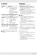 Preview for 24 page of Silvercrest 375134 2104 Operation And Safety Notes