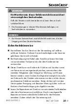 Preview for 35 page of Silvercrest 375646 2104 Operating Instructions Manual