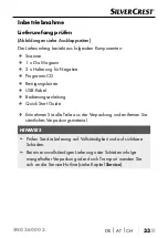 Preview for 37 page of Silvercrest 375646 2104 Operating Instructions Manual