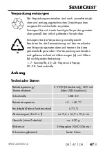 Preview for 51 page of Silvercrest 375646 2104 Operating Instructions Manual