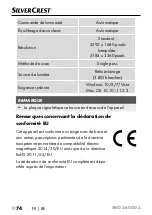 Preview for 78 page of Silvercrest 375646 2104 Operating Instructions Manual