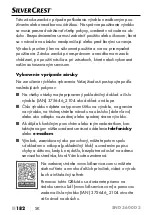 Preview for 186 page of Silvercrest 375646 2104 Operating Instructions Manual