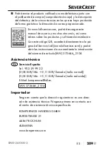 Preview for 213 page of Silvercrest 375646 2104 Operating Instructions Manual