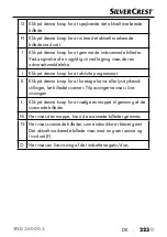 Preview for 227 page of Silvercrest 375646 2104 Operating Instructions Manual