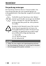 Preview for 27 page of Silvercrest 385372 2107 Operating Instructions Manual