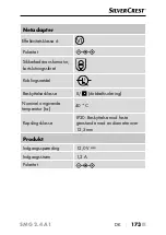 Preview for 176 page of Silvercrest 385372 2107 Operating Instructions Manual