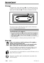 Preview for 21 page of Silvercrest 389185 2104 Operating Instructions Manual