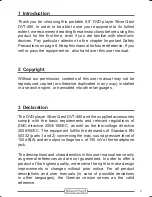 Preview for 3 page of Silvercrest DVT-480 User Manual