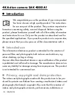 Preview for 10 page of Silvercrest SAK 4000 A1 Operation And Safety Notes