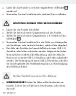 Preview for 106 page of Silvercrest SAK 4000 A1 Operation And Safety Notes