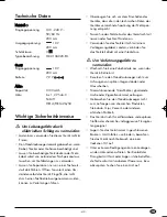 Preview for 46 page of Silvercrest SAS 7.2 A2 Operating Instructions Manual