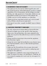 Preview for 9 page of Silvercrest SAS 7.4 LI B3 Operating Instructions Manual