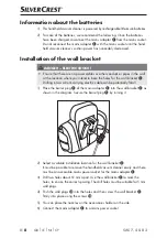 Preview for 11 page of Silvercrest SAS 7.4 LI B3 Operating Instructions Manual