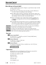 Preview for 45 page of Silvercrest SAS 7.4 LI B3 Operating Instructions Manual