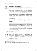 Preview for 64 page of Silvercrest SDR 1.5 A1 Operating Instructions And Safety Instructions