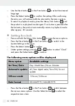 Preview for 24 page of Silvercrest SDRF 10 A1 Operation And Safety Notes