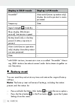 Preview for 34 page of Silvercrest SDRF 10 A1 Operation And Safety Notes