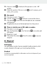 Preview for 36 page of Silvercrest SDRF 10 A1 Operation And Safety Notes