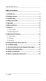 Preview for 4 page of Silvercrest SEKH 400 A1 Operating Instructions And Safety Instructions