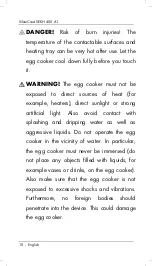 Preview for 12 page of Silvercrest SEKH 400 A1 Operating Instructions And Safety Instructions