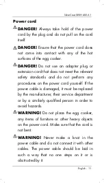 Preview for 13 page of Silvercrest SEKH 400 A1 Operating Instructions And Safety Instructions