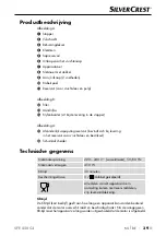 Preview for 42 page of Silvercrest SFE 450 C3 Quick Start Manual And Safety Instructions