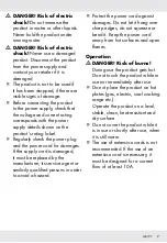 Preview for 9 page of Silvercrest SGB 1200 E1 Operation And Safety Notes