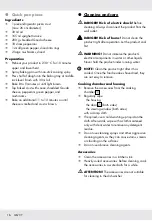 Preview for 16 page of Silvercrest SGB 1200 E1 Operation And Safety Notes