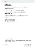 Preview for 116 page of Silvercrest SHBS 1000 A1 Operation And Safety Notes