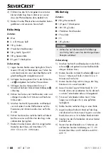 Preview for 92 page of Silvercrest SKV 1200 A1 Operating Instructions Manual