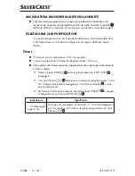 Preview for 17 page of Silvercrest SLE 280 A2 Operating Instructions Manual