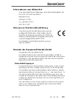 Preview for 76 page of Silvercrest SLE 280 A2 Operating Instructions Manual