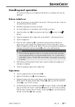 Preview for 30 page of Silvercrest SPM 2000 D2 Operating Instructions Manual