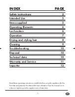 Preview for 3 page of Silvercrest SRHT 1500 A2 Operating Instructions Manual