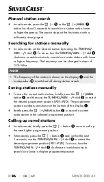 Preview for 89 page of Silvercrest SRWK 800 A1 Operating Instructions Manual