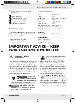 Preview for 3 page of Silvercrest SSHK 100 A2 Operating Manual