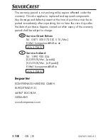 Preview for 21 page of Silvercrest SWWS 240 A1 Operating Instructions Manual